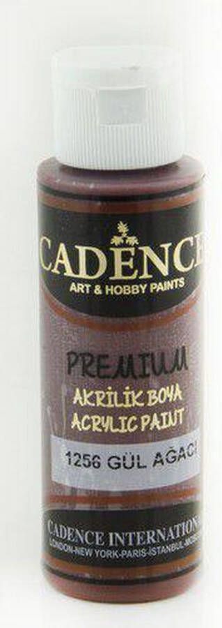 Cadence Premium acrylverf (semi mat) Rozenhout bruin 01 003 1256 0070 70 ml