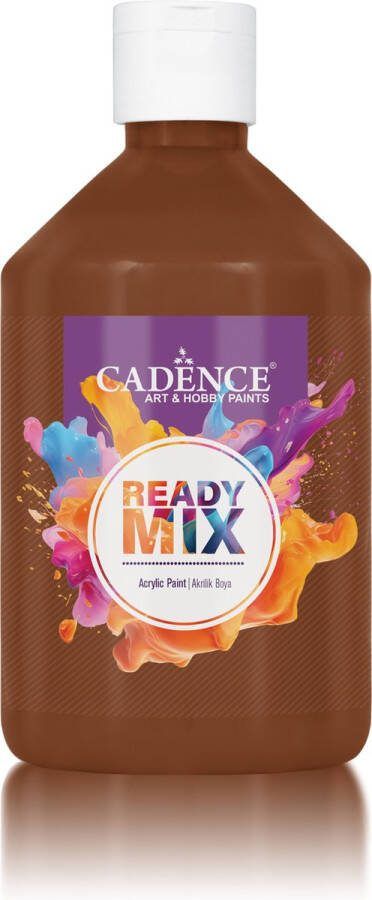 Cadence Ready Mix Acrylverf Mat 500 ml Bruin