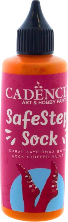 Cadence SafeStep Sock-Stop Anti-Slip Verf Orange