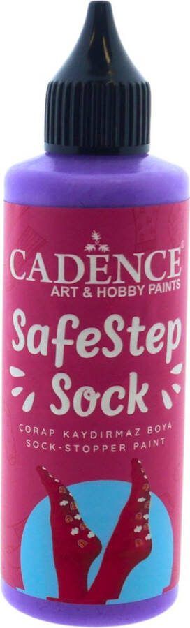 Cadence SafeStep Sock-Stop Anti-Slip Verf Purple
