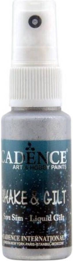 Cadence shake & gilt liquid gilt spray Zilver 01 074 0002 25 ml