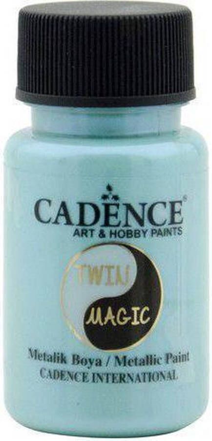 Cadence Twin Magic metallic verf blauwgroen 01 070 0011 50 ml
