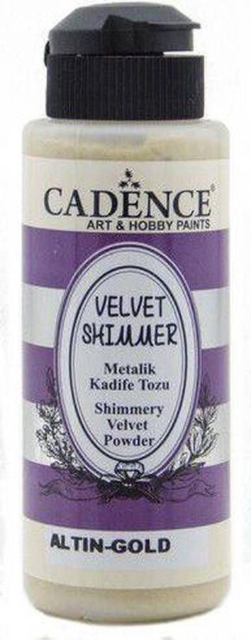 Cadence velvet shimmer powder gold 120 ml
