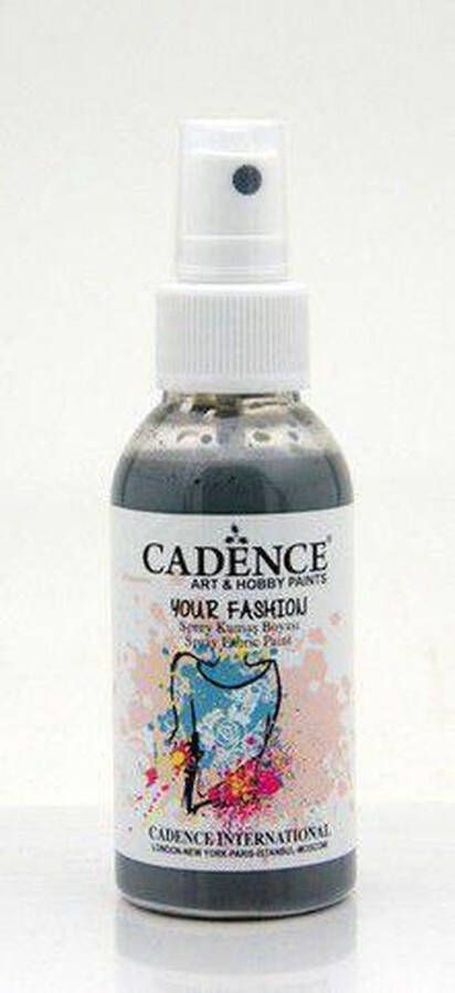 Cadence Your fashion spray textiel verf Grijs 01 022 1121 0100 100ml