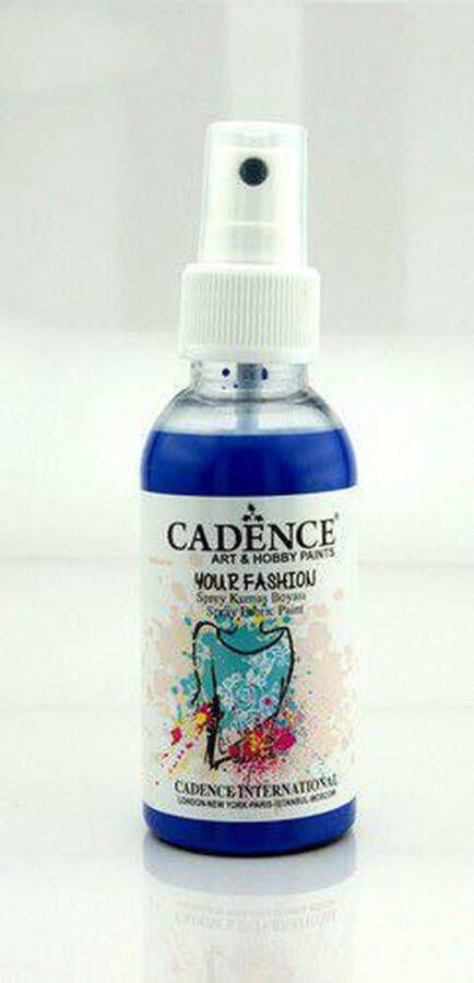 Cadence Your fashion spray textiel verf Marineblauw 01 022 1110 0100 100ml