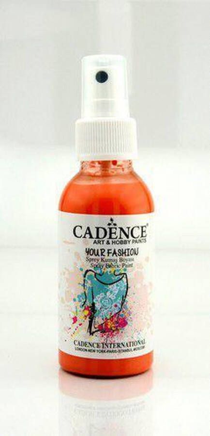 Cadence Your fashion spray textiel verf Oranje 01 022 1105 0100 100ml