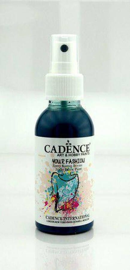 Cadence Your fashion spray textiel verf Petrolium 01 022 1114 0100 100ml