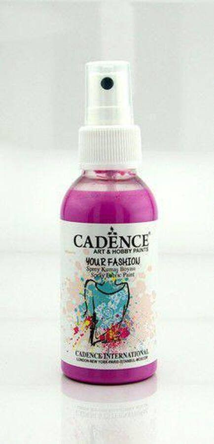 Cadence Your fashion spray textiel verf Roze 01 022 1103 0100 100ml