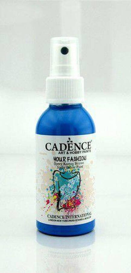 Cadence Your fashion spray textiel verf Zee blauw 01 022 1109 0100 100ml