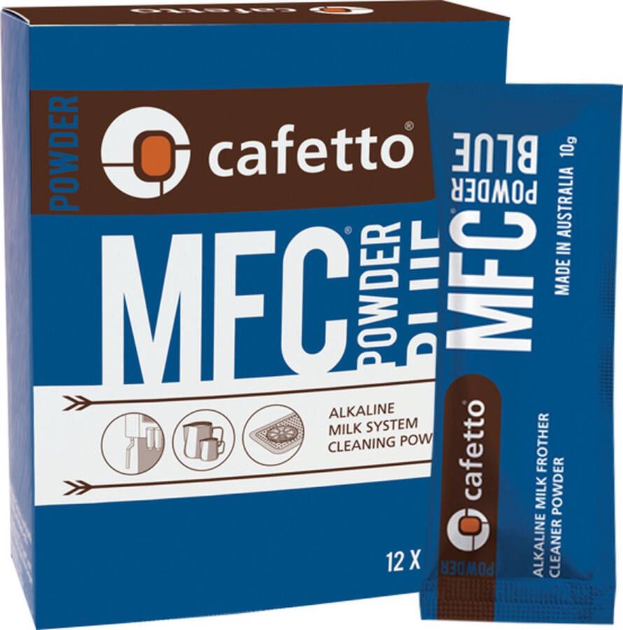 Cafetto MFC Blue Melkreiniger Sachet 12 x 10 gram
