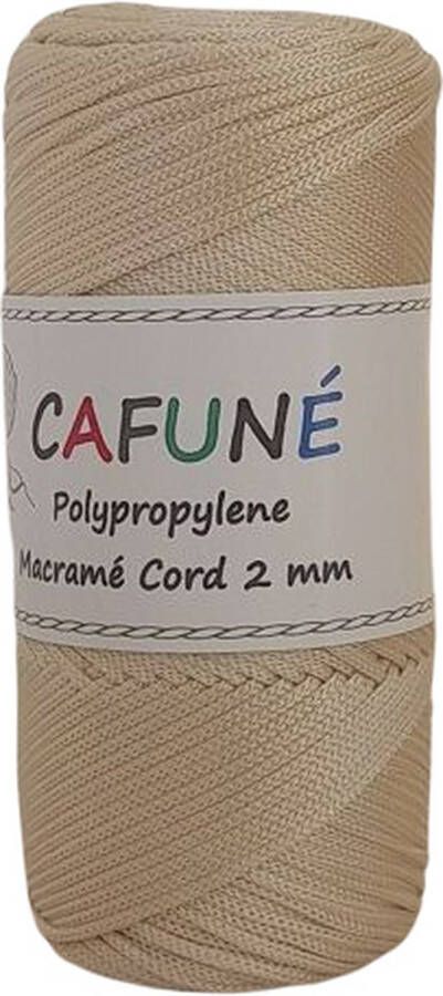 Cafuné Polypropyleen 2mm Bone Macramé koord PP4 Haken Macramé Paracord Polyester