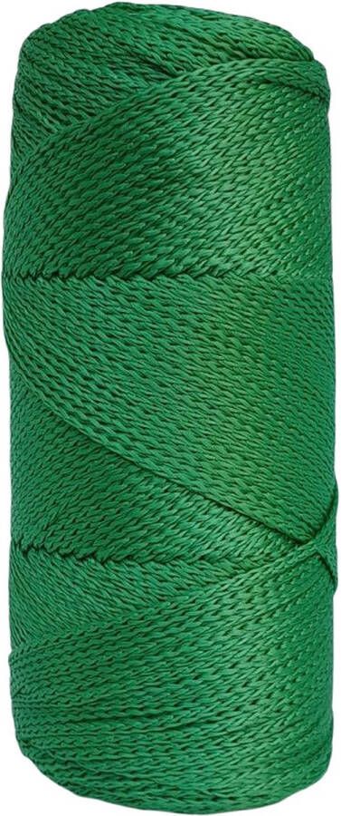 Cafuné Polypropyleen Macrame Koord- 1.5mm- Gras groen- PP3 Haken Macrame Tas maken