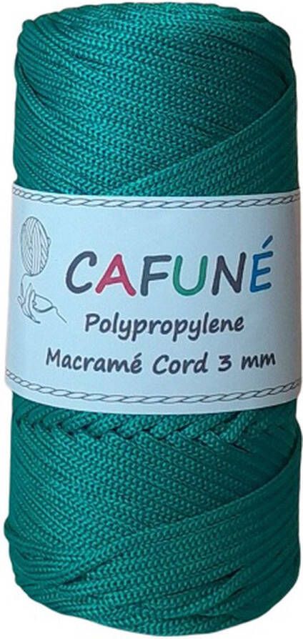 Cafuné Polypropyleen macramé koord Benneton 3mm PP6 gevlochten koord Haken Macrame Tas maken