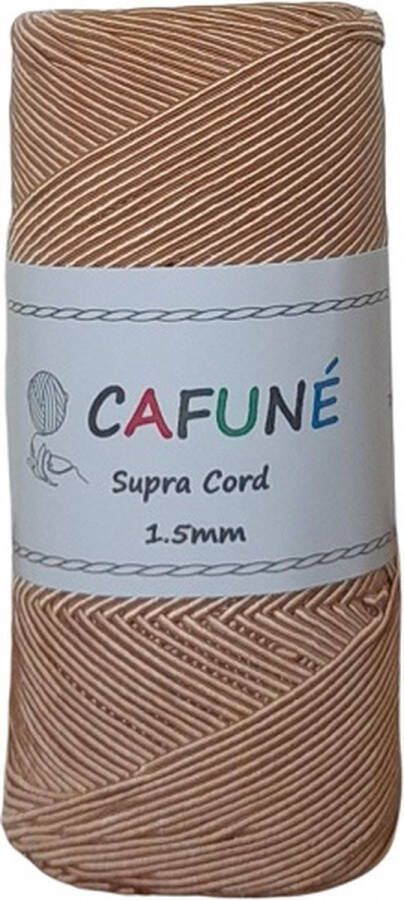 Cafuné Supra koord Nude-1 5mm-200gr-200mt-Sieradenkoord-Haken-Macramé-Buiskoord