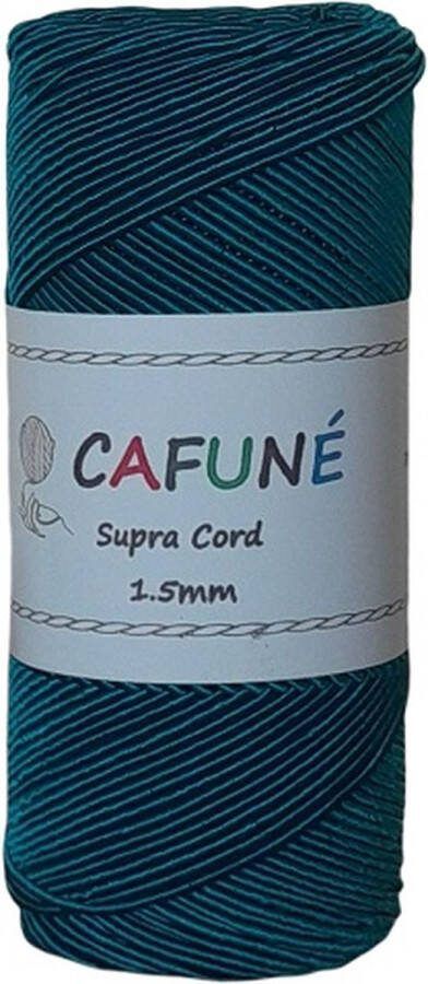 Cafuné Supra koord Peacock-1 5mm-200gr-200mt-Sieradenkoord-Haken-Macramé-Buiskoord