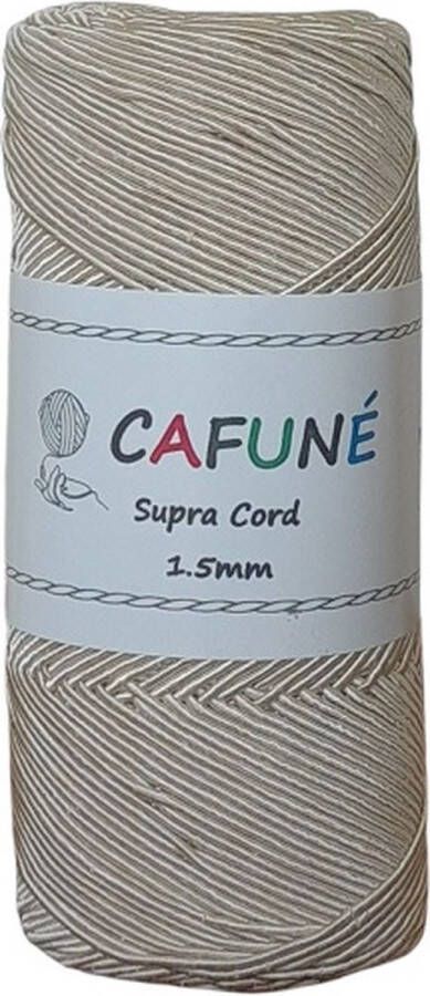 Cafuné Supra koord Room-1 5mm-200gr-200mt-Sieradenkoord-Haken-Macramé-Buiskoord