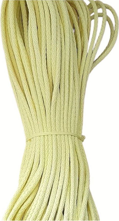 Cafuné Tress Koord- Manden Touw-Geel-6-7mm-50mt-1kg- Opbergmand-Mand-Hoed-Kleed-Naaien-Naaimachine