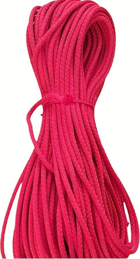 Cafuné Tress Koord- Manden Touw-Rood-6-7mm-50mt-1kg- Opbergmand-Mand-Hoed-Kleed-Naaien-Naaimachine