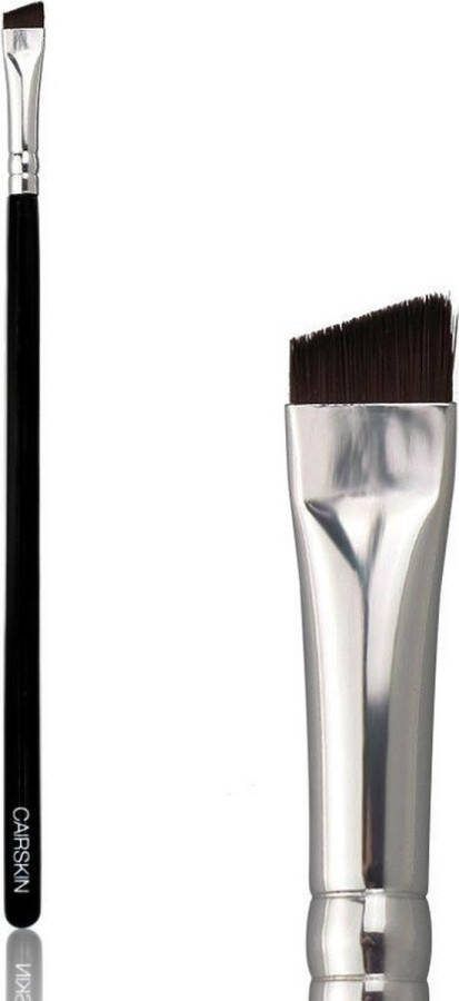 CAIRSKIN Brow & Wow Liner Sharp Angled Brush for Eyeliner & Eyebrow Application Sharp Liner Brush for Brows & Liners Flat Angle Make-up Brush CS126 New Edition