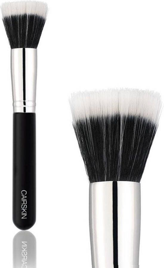 CAIRSKIN Full Face Foundation Kwast Wide Face Foundation Brush for Daycream BB CC Cream Foundation Application Natural Finish for Radiant Finish Fiber Brush CS129 New Edition