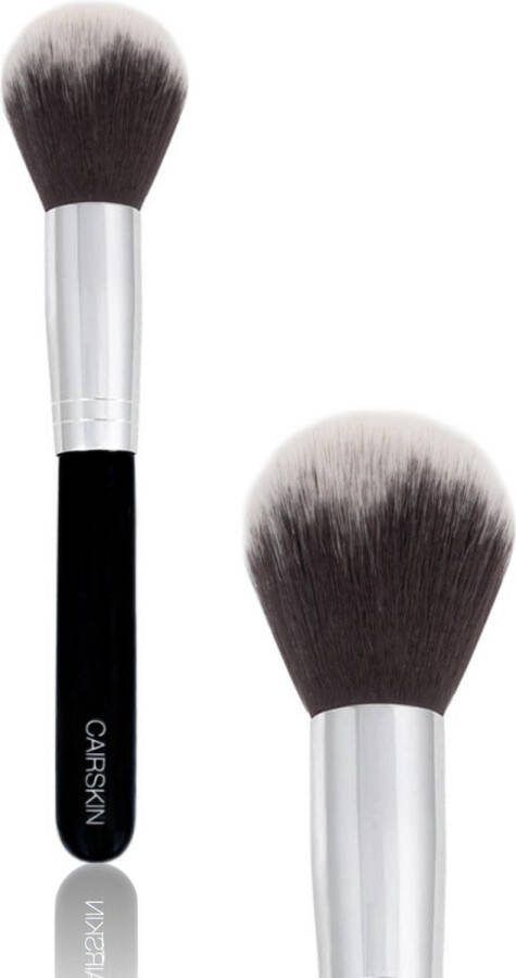 CAIRSKIN Allround Blush & Powder Face Brush Natural Finish Make-Up Poeder Kwast Round Blush Bronze Face Powder Brush CS130 New Edition