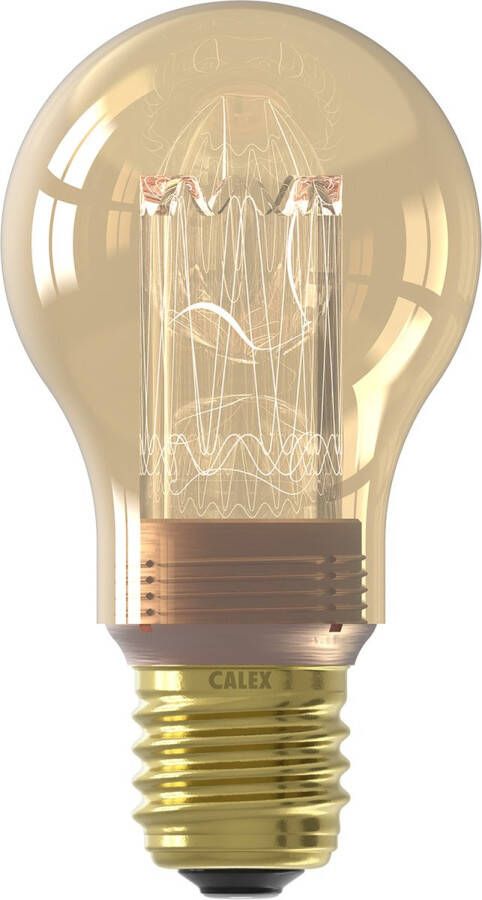 Calex Crown Series LED Lamp E27 A60 Lichtbron Goud 3.5W Dimbaar
