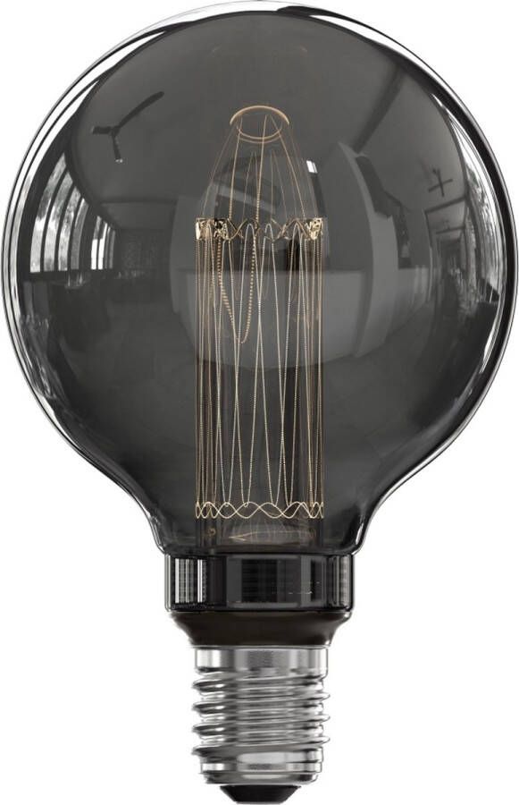 Calex Crown Series LED Lamp E27 G95 Lichtbron Titanium 3.5W Dimbaar
