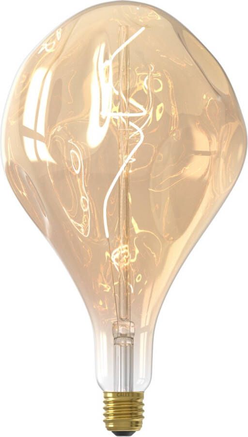 Calex Organic EVO XXL Goud E27 LED Lamp Filament Lichtbron Dimbaar 6W Warm Wit Licht
