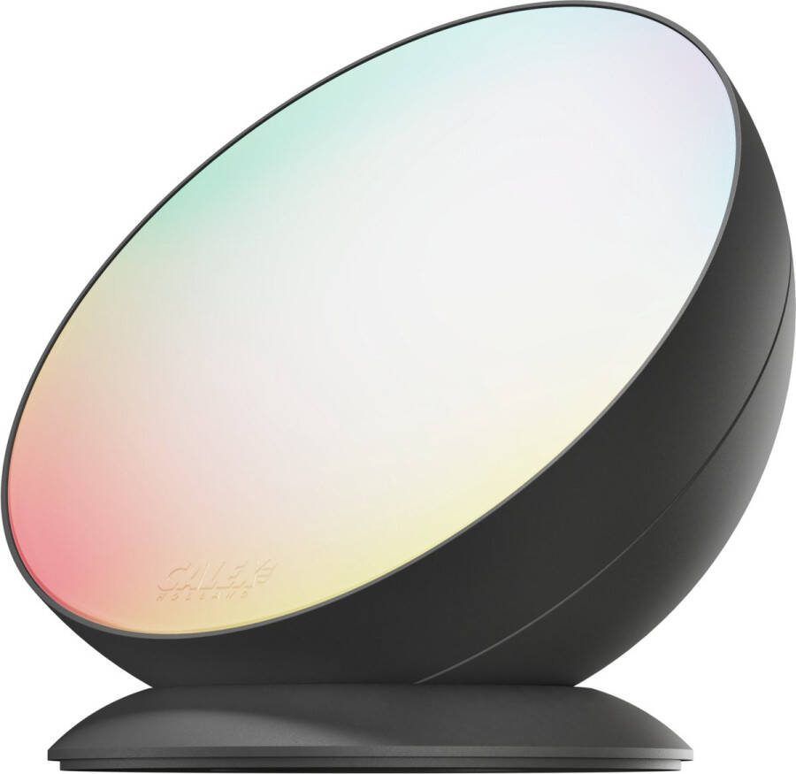 Calex Slimme LED Tafellamp Wifi Mood light Smart Sfeerverlichting RGB en Warm Wit Licht Zwart