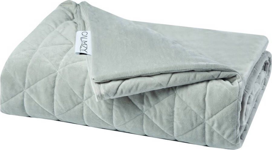 Calmzy Superior Soft Duvet cover Verzwaringsdeken hoes 150 x 200 cm Superzacht Comfortabel Fleece Grijs