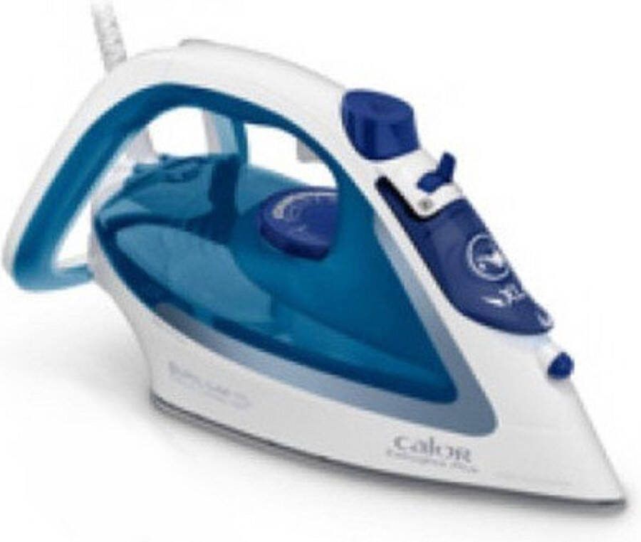 Calor FV5751C0 strijkijzer Droog- & stoomstrijkijzer Durilium Airglide soleplate 2700 W Blauw Wit