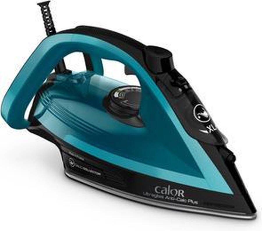 Calor FV6832C0 strijkijzer Droog- & stoomstrijkijzer Durilium Airglide soleplate 2800 W Zwart Blauw