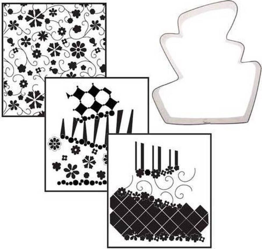 Calvin Klein CK Cookie Cutter Texture Set Topsy Turvy