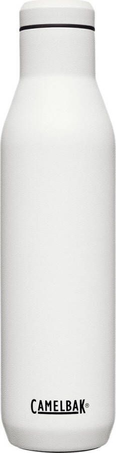 Camelbak Thermosbeker 0.75L Dubbelwandige Drinkfles Isolerend RVS Antislip Siliconen Bodem Roestvrijstaal Geschikt voor Wijn Wit