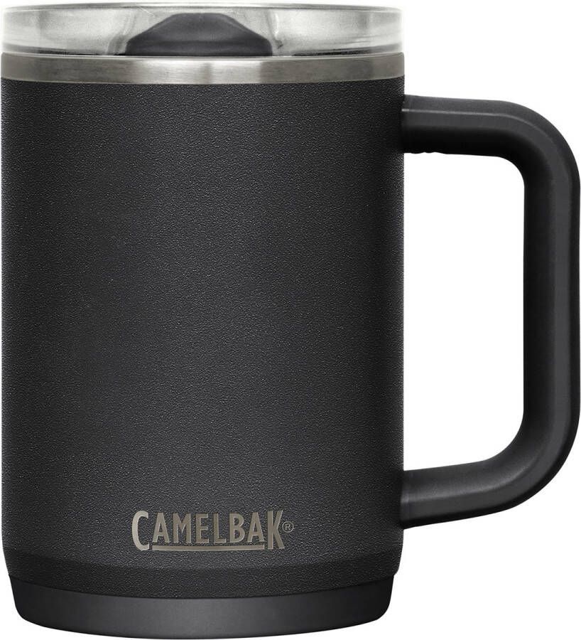 Camelbak Thrive Mug 500 ml Isolatie Drinkfles Antislip 100% lekvrij BPA-vrije Sportfles RVS Hoogwaardige Poedercoating Schroefdeksel Zwart