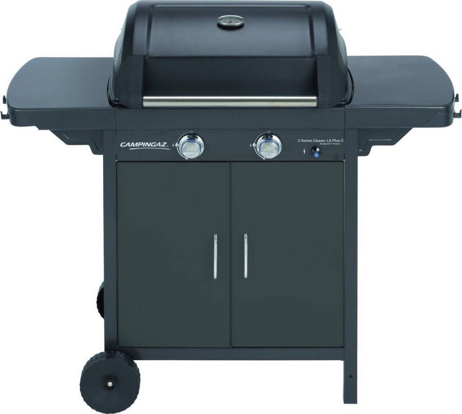 Campingaz 2 Series Classic LX Plus Gas barbecue 2-Branders opklapbare zijtafels Zwart