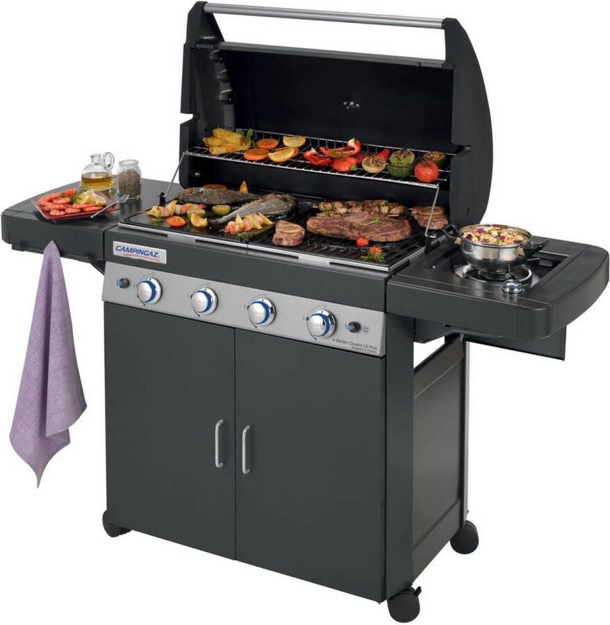 Campingaz 4 Series Classic LS Plus Gasbarbecue outdoor grill met 4 Branders Zwart