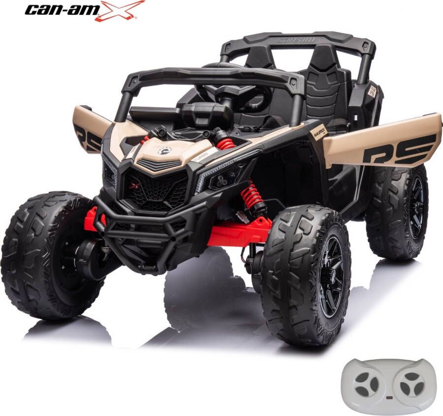 CAN-AM Cam-Am Marverick UTV Elektrische kinderauto Beige rood zwart Met afstandsbediening Accu auto