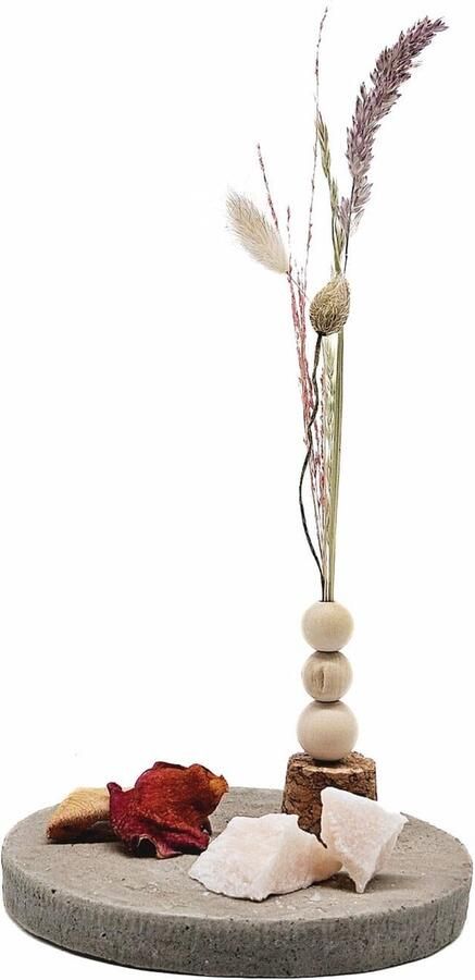 Candlelight-on DIY pakket Droogbloemen met geurdecoratie Rozen