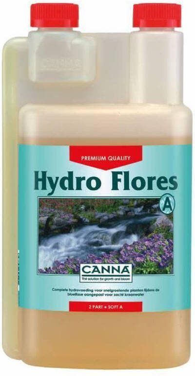 Canna Hydro Flores A+B Soft 1 Liter B Plantvoeding