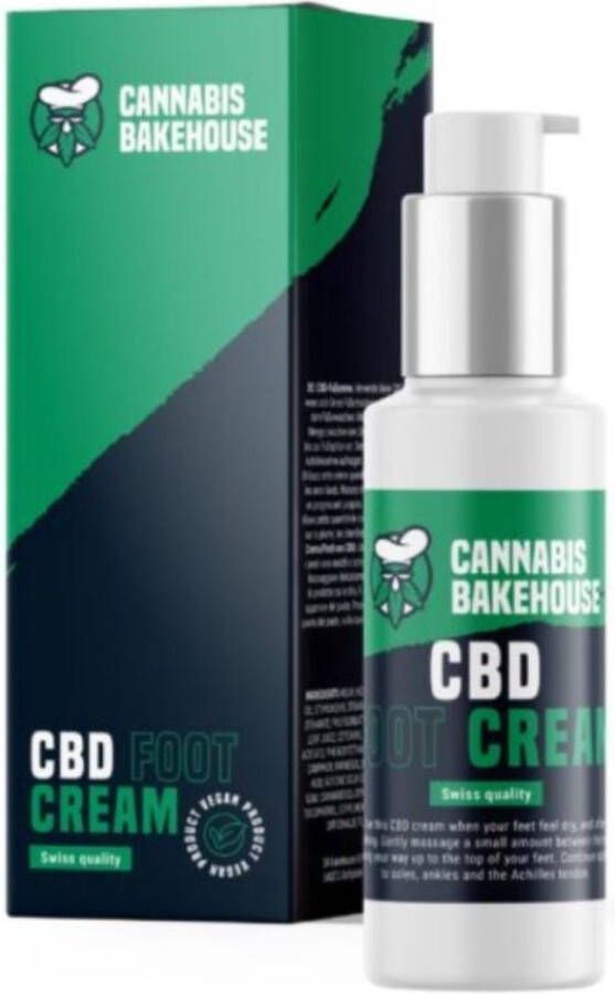 Cannabis Bakehouse Cosmetics CBD Foot Cream 0% THC