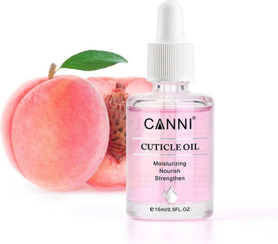 Canni Nagelriemolie Perzik 15 ml Cuticle Oil Nagelriemverzorging Nagelriem Olie