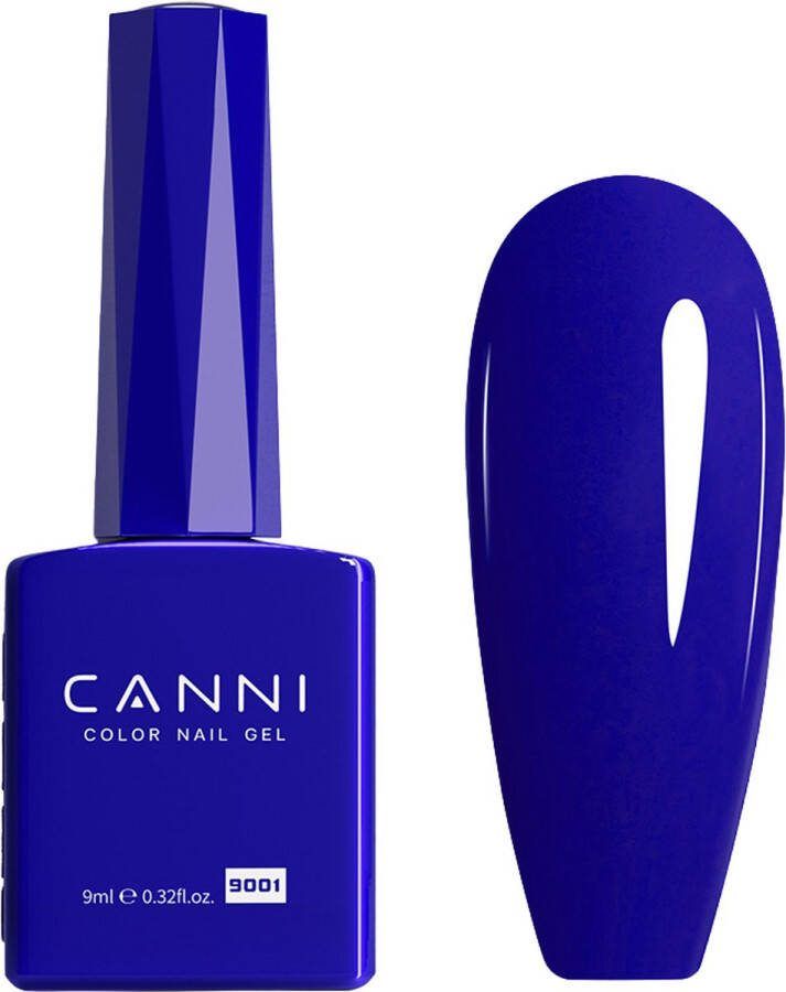 Canni UV Gellak Blauw 9 ml Donker Blauwe Gellak Donkerblauw Donkerblauwe Gellak Gellac Blauw Gellak Donker Blauw Gellak Blue Gellak Konings Blauw Gellak Koningsblauw Gellak Kleuren Gellak Nagellak