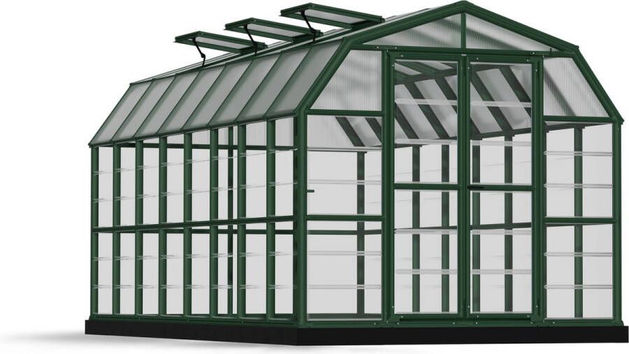 Canopia Grand Gardener Tuinkas Kweekkas Broeikas Polycarbonaat Hoge Kwaliteit Eenvoudige installatie Groen 513X265X238 cm