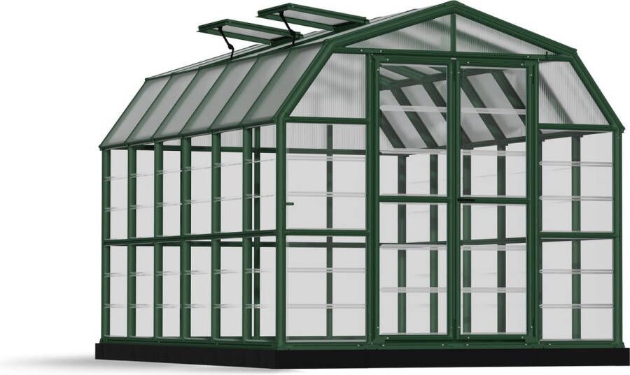 Canopia Grand Gardener Tuinkas Kweekkas Broeikas Polycarbonaat Hoge Kwaliteit Eenvoudige installatie Groen 389X265X238 cm