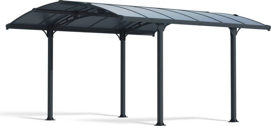 Canopia Tucson Pergola Tuinpaviljoen Aluminium Zeer kwalitatief Eenvoudige installatie Donker grijs 3.6X4.3 m