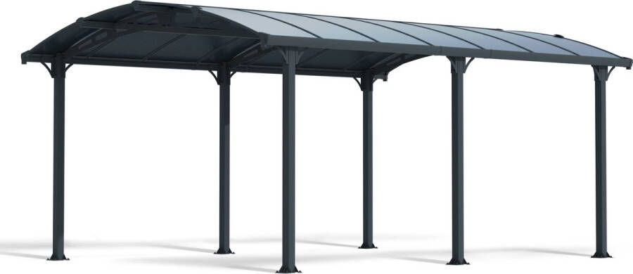 Canopia Tucson Pergola Tuinpaviljoen Aluminium Zeer kwalitatief Eenvoudige installatie Donker grijs 3.6X5 m