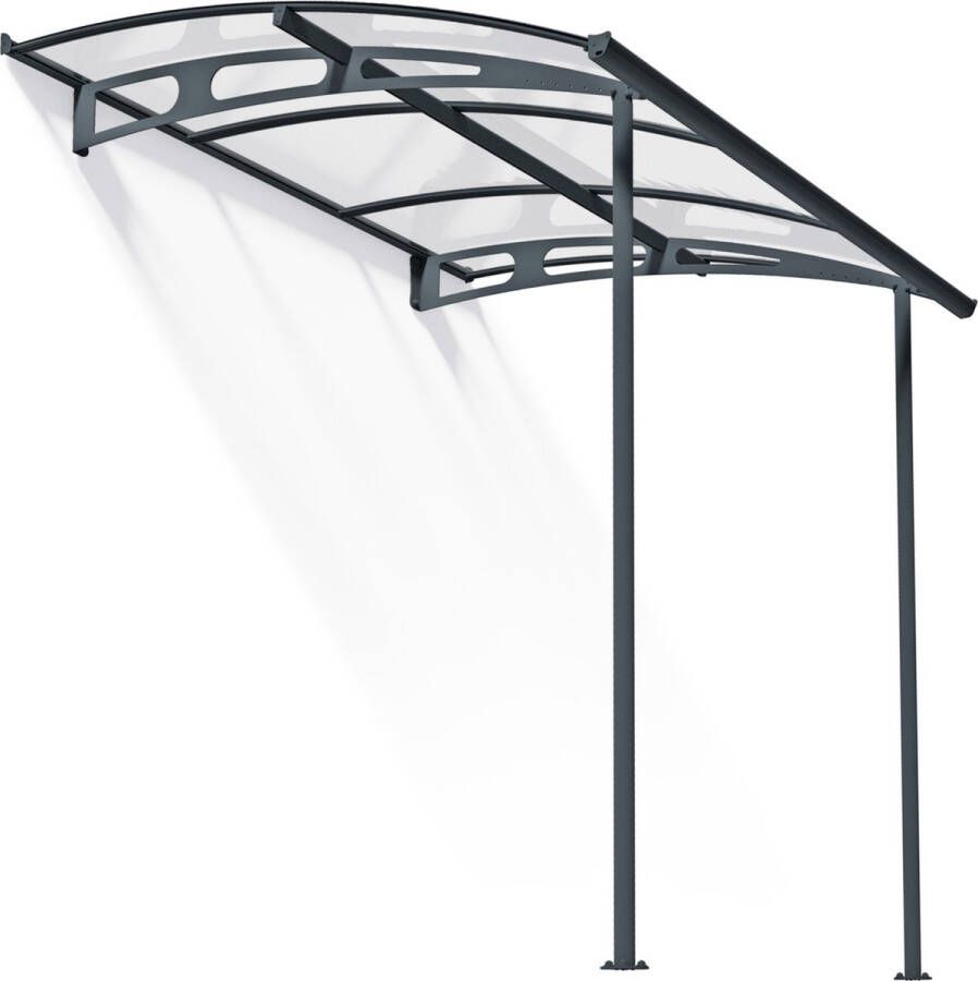 Canopia Vega Deurluifel Luifel Afdak Afdakje Polycarbonaat Transparant 200X200X252 cm