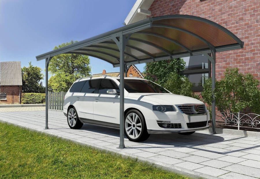 Canopia Palram | Carport Vitoria Enkel Donkergrijs brons 5 01x2 91m