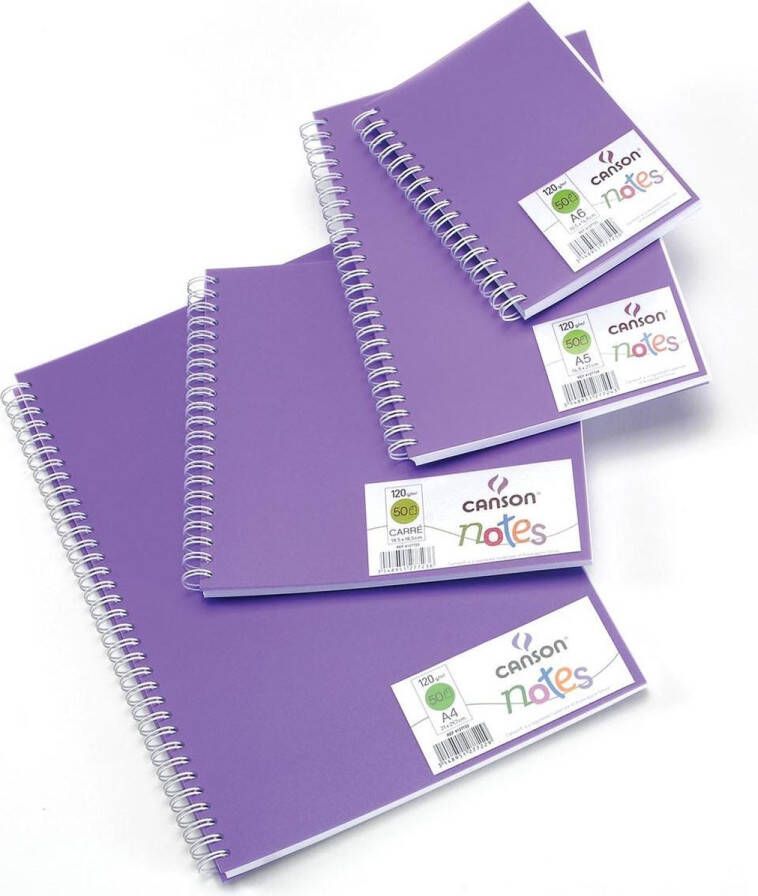 Canson schetsboek Notes ft A4 violet